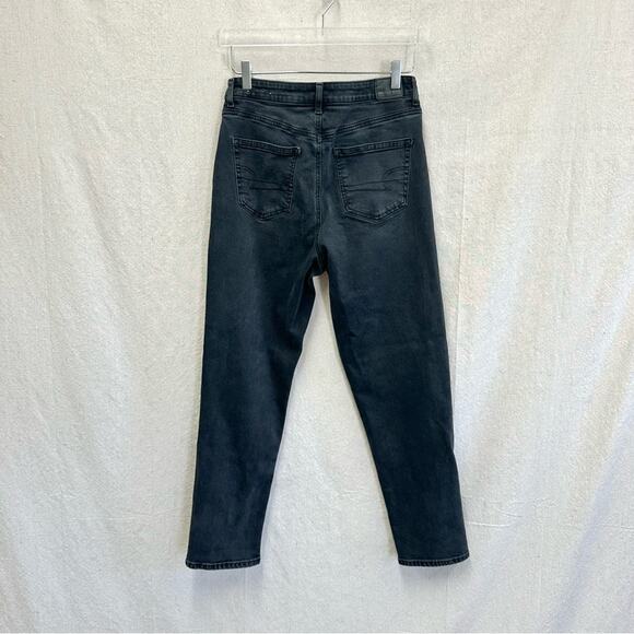 American Eagle Outfitters washed black mom jeans size 6 Regular - Picture 5 of 13